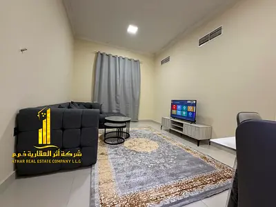 شقه فاخره ثاني ساكن غرفه وصاله مع بلكونه مفتوحه. عجمان المويهات .مفروش بالكامل للإيجار الشهري✨الإيجار يشمل الفواتير والإنترنت وموقف