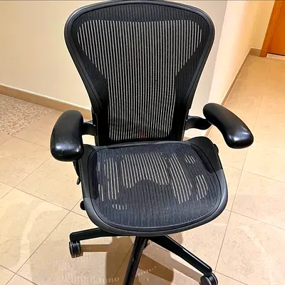 Free Delivery- Herman Miller Ergonomic Mesh Office Chair with Adjustable Arms - Good Condition