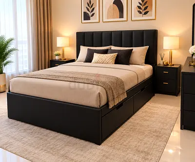 New style Queen size bed including mattress storage bed Double bed Queen bed