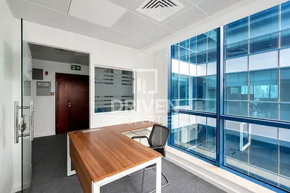 Furnished JLT Office | Lakeside View | 4 Cheques |