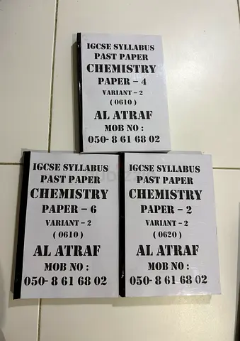 CHEMISTRY YEAR 10-11 IGCSE EXAM PAPER BOOKLET