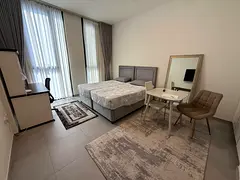 Fully Furnished Studio Apt premium community Aljada 49k rent With All Facilities Gym Pool Parking Ki