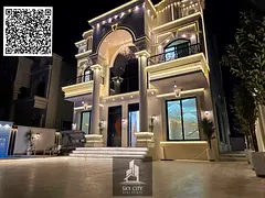 Luxury Villa for Sale in Al Mowaihat 2 – Classic Stone Facade – Private Pool – Freehold for Al