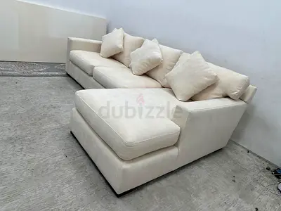 Still brand new condition crate&barrel lshape sofa