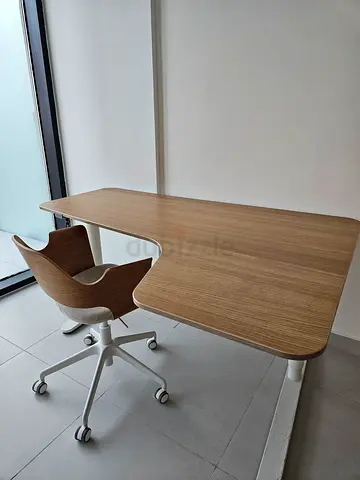 IKEA BEKANT Electric Standing Desk + FJÄLLBERGET Chair
