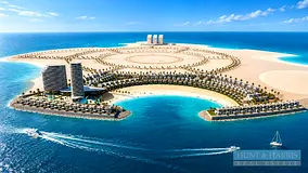 Luxury Furnished 3BR Villa for Rent, Private Beach, Marjan Island