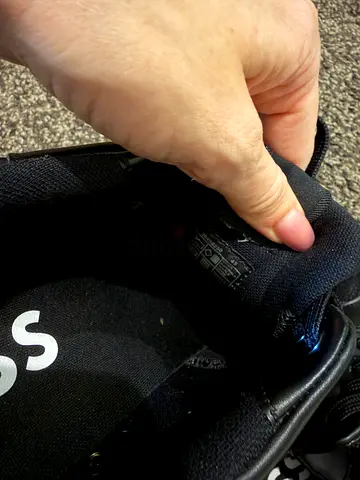 Hugo Boss Pair of black sneakers - gently used, size label inside