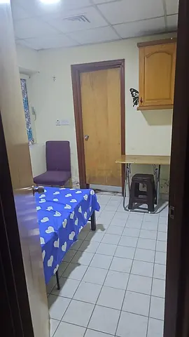 Small room with attatched bathroom indian lady