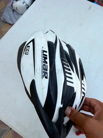 White Limar Bike Helmet - Used, Good Condition
