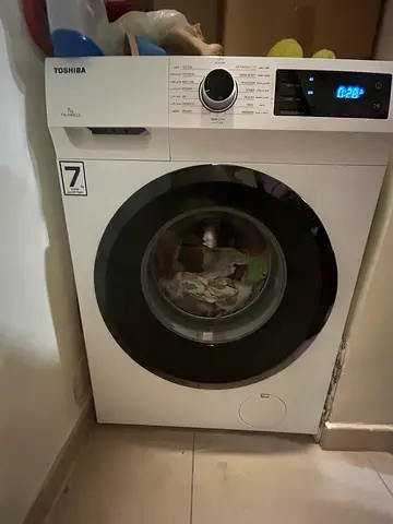 Toshiba front load washing machine - 7kg, working condition