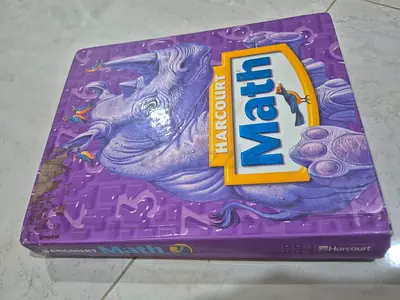 Harcourt Math Textbook (Purple Cover) - Middle/Primary School
