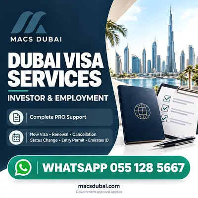 Dubai Investor & Employment Visa Services | Complete PRO Support