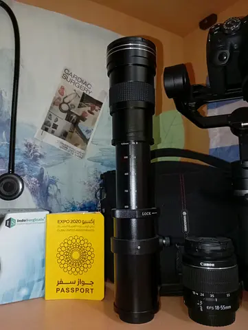 Manual Super Telephoto 420-800mm Zoom Lens (67mm Filter Thread)