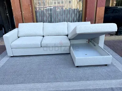 Ikea vimle L shape sofa bed with mattress