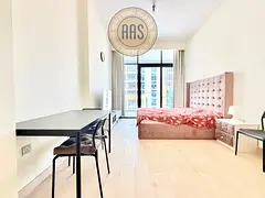 Furnished Studio | Pool View | Balcony Access | Azizi Riviera Meydan City