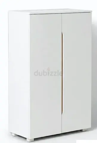 Tall White Multi-Shelf Cabinet / shoes cabinet - Good Condition