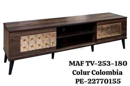 Wooden TV Cabinet / Entertainment Unit - Colombia Finish, 180cm