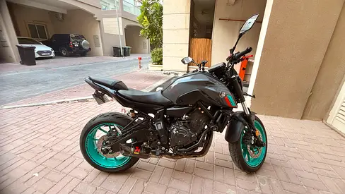 Yamaha MT 07 2022 GCC | Akrapovič Full System | 11,100 KM