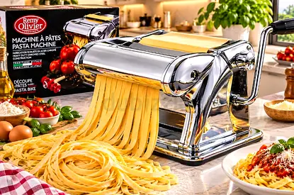 Remy Olivier Stainless Steel Manual Pasta Maker - Like New