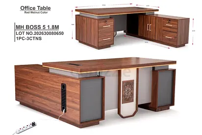 Brand new L shape Wooden Office Table Available