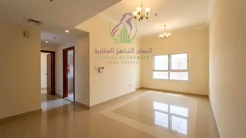 شقة غرفة وصالة للإيجار السنوي في المجاز اثنين الشارقة ثاني ساكن غرفة ماستر بلكونة إطلالة مفتوحة حمامان خزائن وباركينغ مجاني