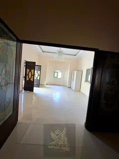 Villa for rent in Al Baramtha, Sharjah, near the Ajman entrance. 3 master bedrooms with dressing roo