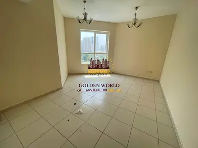 One bedroom apartment in Al Majaz 3 with built in wardrobe bathroom free parking AED 38700 annual rent cash deposit and 4 cheques
