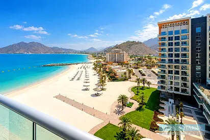2BR + Maids, Freehold Beachfront Apartment for Sale, Khorfakkan Resort