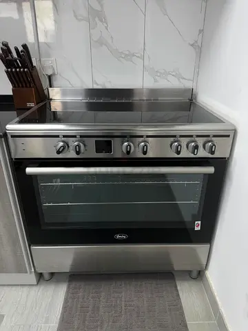 Terim 90x60cm Electric Ceramic Cooker – Stainless Steel, Excellent Condition