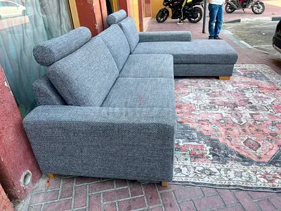 Ikea Sorvallen L shape sectional sofa under storage