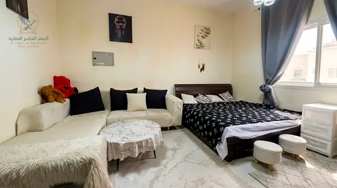 استوديو مفروش للإيجار الشهري في الحميدية  عجمان  شامل الفواتير والإنترنت