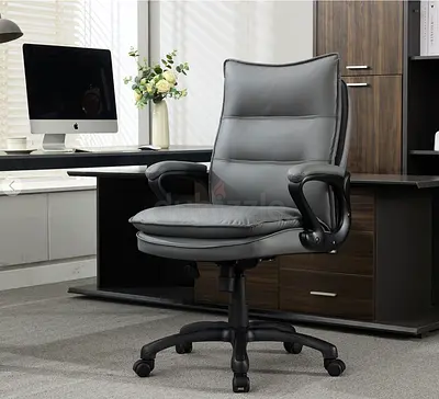 High Back Office Chair - Grey