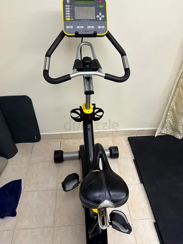 Indoor Upright Exercise Bike with Console - Good Condition