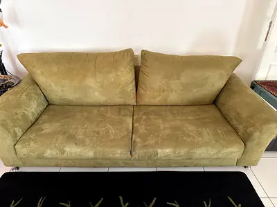 Green 3-Seater Sofa - Good Condition