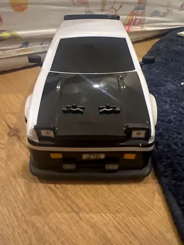 Japanese style drift car with coloured mist exhausts 1 grippy wheel gone(batteries and all included)