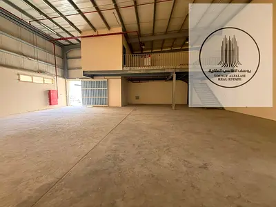 Warehouse for Rent in Al Sajaa Industrial | 4,000 Sq Ft | Mezzanine