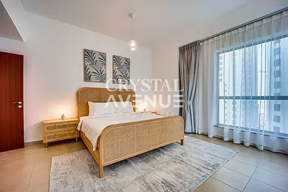 Furnished 2BR Apartment | Big Balcony | High Floor