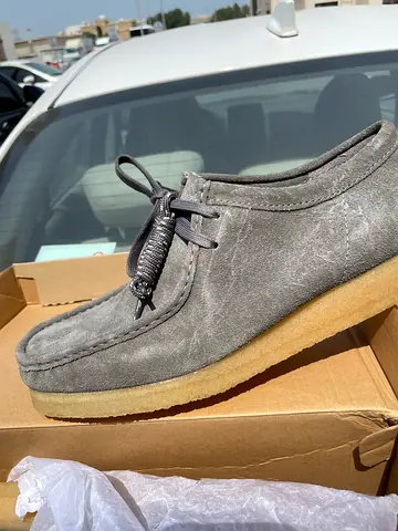 NEW Clarks Wallabee - Grey Suede - Men's US 11 UK 10