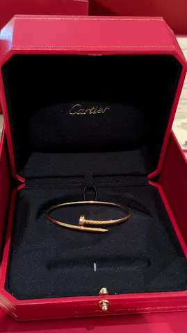 Cartier Juste un Clou Nail Bracelet + Ring Gold (With Box, Receipt, Authenticity card and Bag)