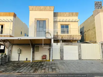 Villa for sale opposite a garden, including registration fees, electricity, water and air conditioning.