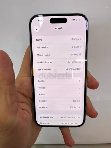 📱 iPhone 15 128GB eSIM for sale