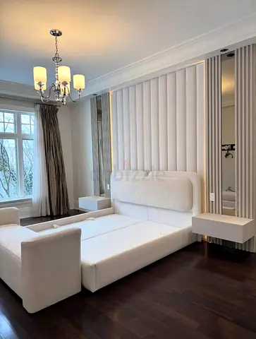 Modern Ivory Upholstered Bed Frame with Integrated Headboard