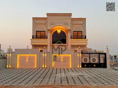 A villa for sale in a prime location, featuring luxurious, custom-grade finishes. It combines elegance, high-quality design, and spacious interiors—an