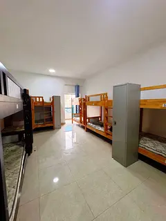Room @ 4500 for 8 people available now with attached bathroom and balcony in al nahda 1 Ahli house A