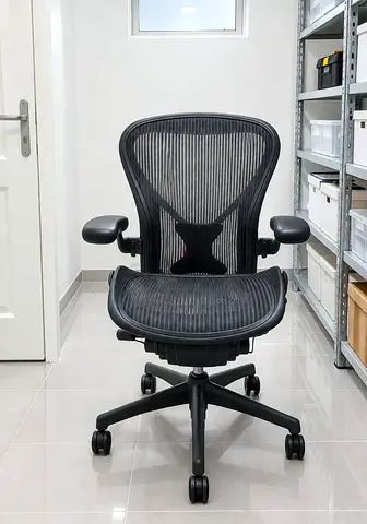 Herman Miller Ergonomic Mesh Office Chair - Adjustable, Good Condition