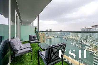 Fully Furnished 1BR | Canal View | High Floor | Available From 14 October
