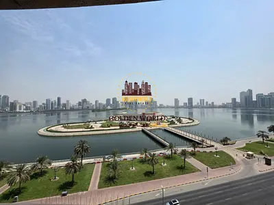 4BR apartment in Al Majaz 3, Sharjah, with sea view, free AC, 5 bathrooms, maid’s room, balcony and