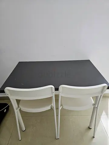 Ikea table and chair