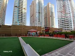 One-bedroom apartment with a living room and two bathrooms in Amjan Towers, in a very prime location