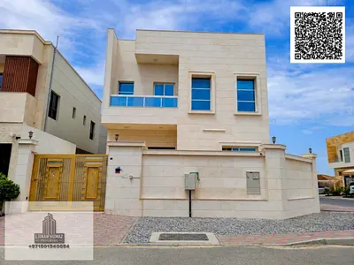 للبيع فيلا بعجمان الياسمين 4 غرف ماستر مجلس وصالة وغرفة خدامة تمليك حر لجميع الجنسيات وأمكانية التمويل البنكي